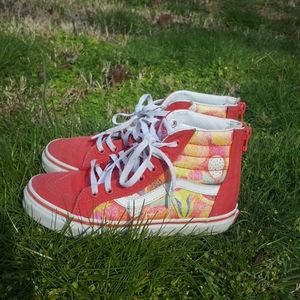 Girls Size 3 Hightop Fruit Vans